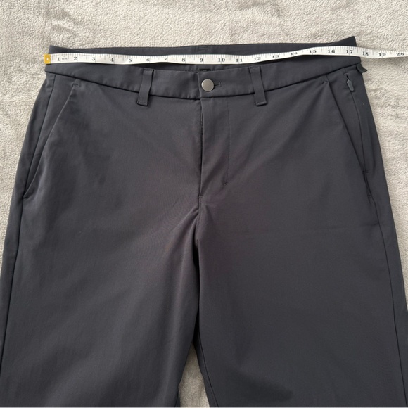 Lululemon Mens Commission Pants Size 34x34 Gray Warpstreme Golf Classic Preppy - Picture 6 of 7
